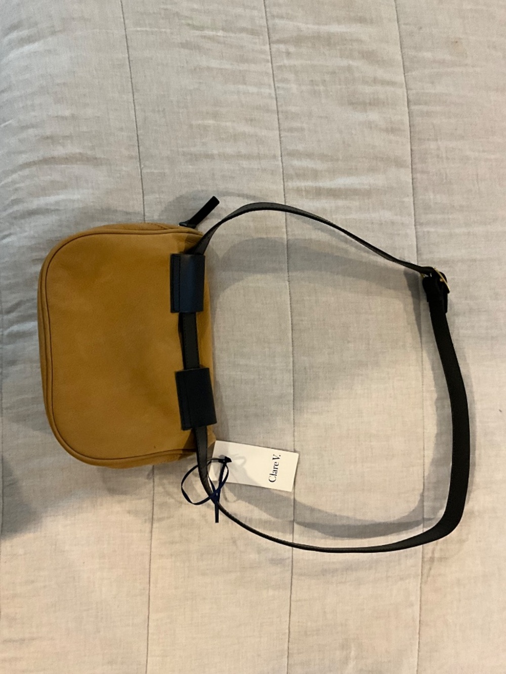 Clare V Tan Fanny pack with stripes - Picture 4 of 5